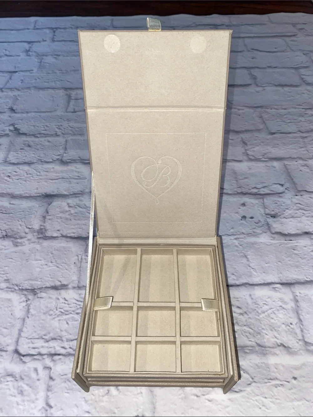Brighton Follow Your Heart Two Tier Small Faux Leather Jewelry Box